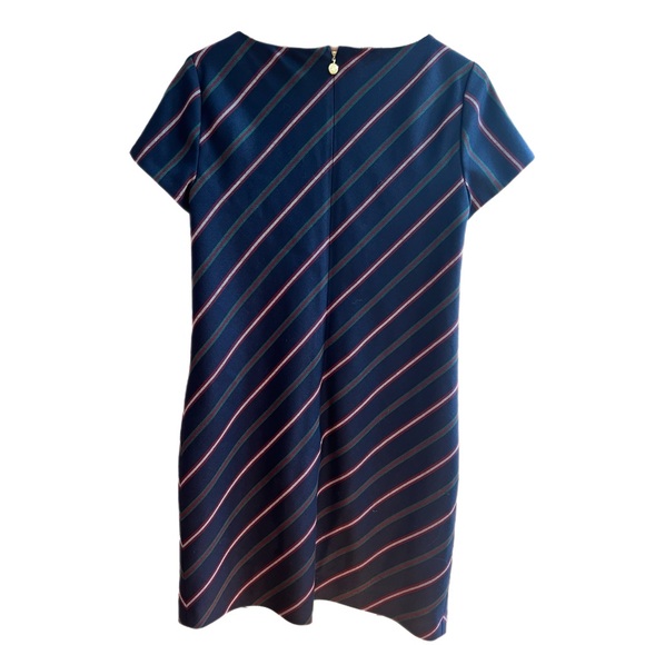 Brooks Brothers Navy Striped Midi Dress - Picture 5 of 9